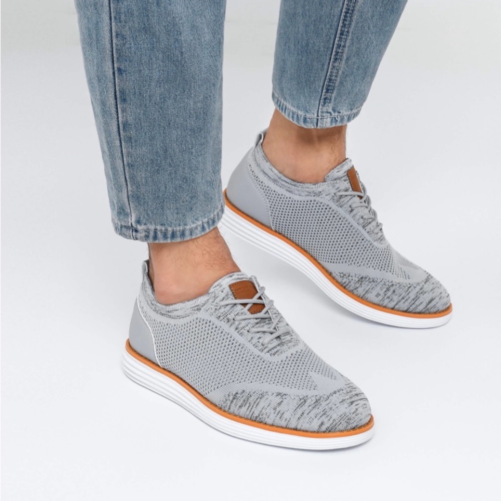 NWT [KnitFlex Breeze+] Men's Mesh Wingtip Oxford Sneakers Size 10.5